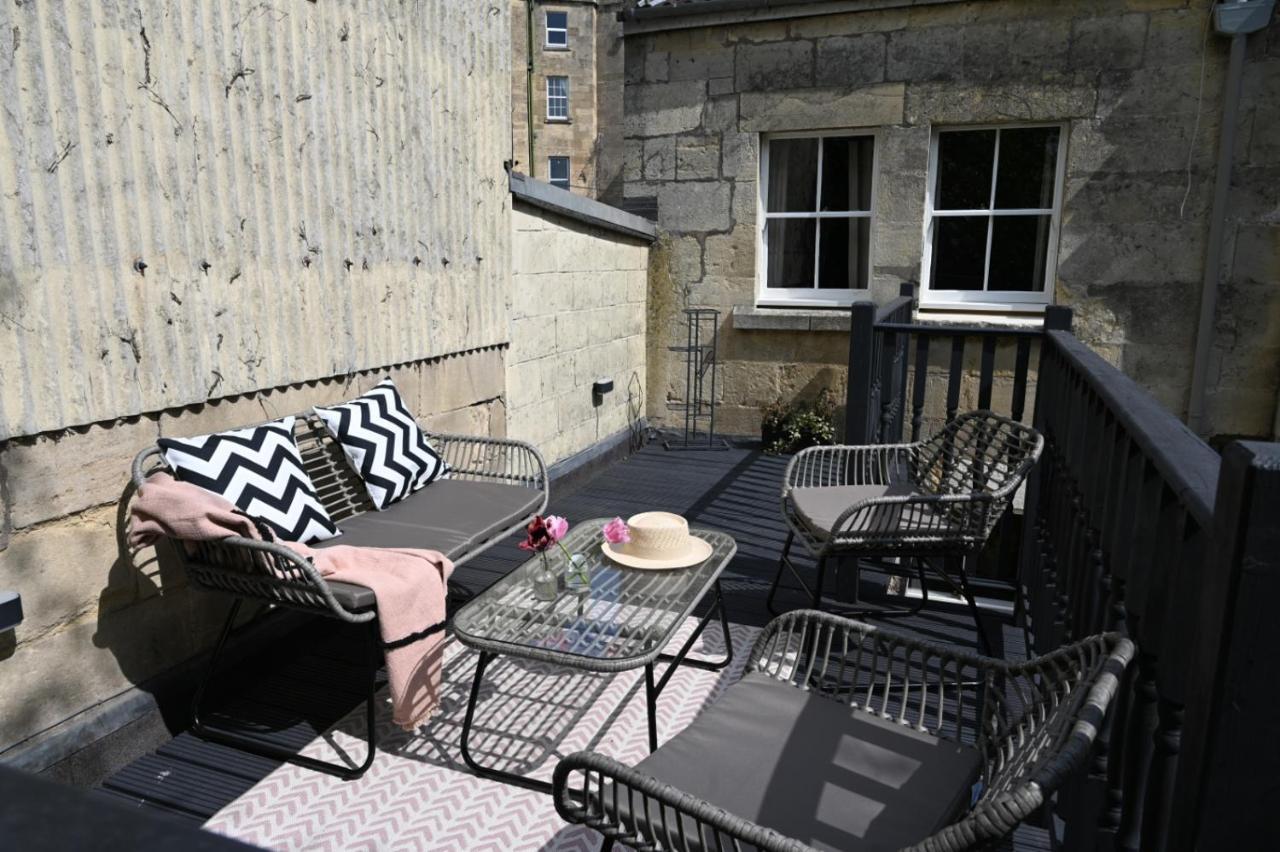 Charming Georgian Cottage With Private Sun Terrace Bath Exterior foto